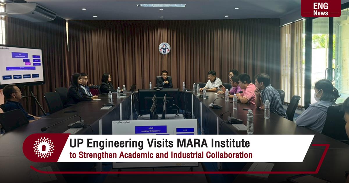 UP Engineering Visits MARA Institute to Strengthen Academic and Industrial Collaboration